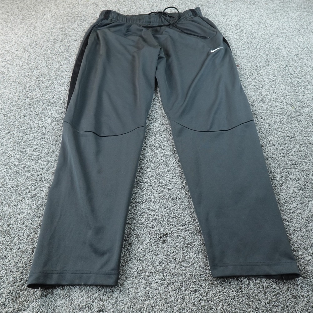 Nike Pants Mens 3XL Gray Drawstring Swoosh Jogger Sweatpants Performance Gym Run